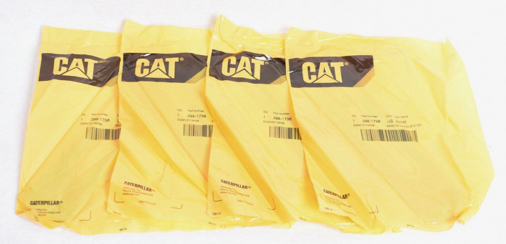 4 Count OEM CAT Caterpillar Shims  298-1736  Factory Sealed
