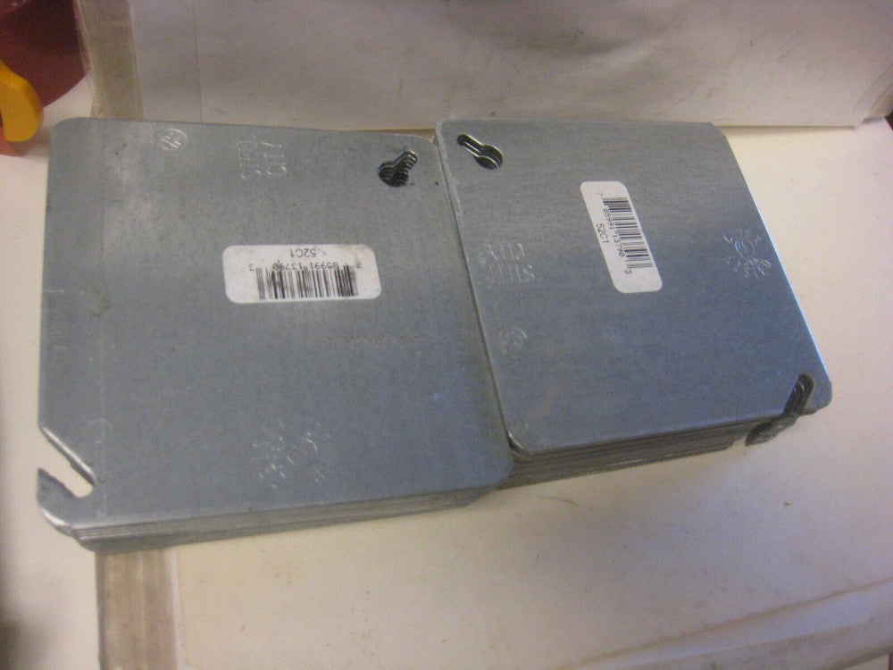 Thomas & Betts 52C1 4" Square Cover Box of 35 Vintage NOS 10 pounds USA