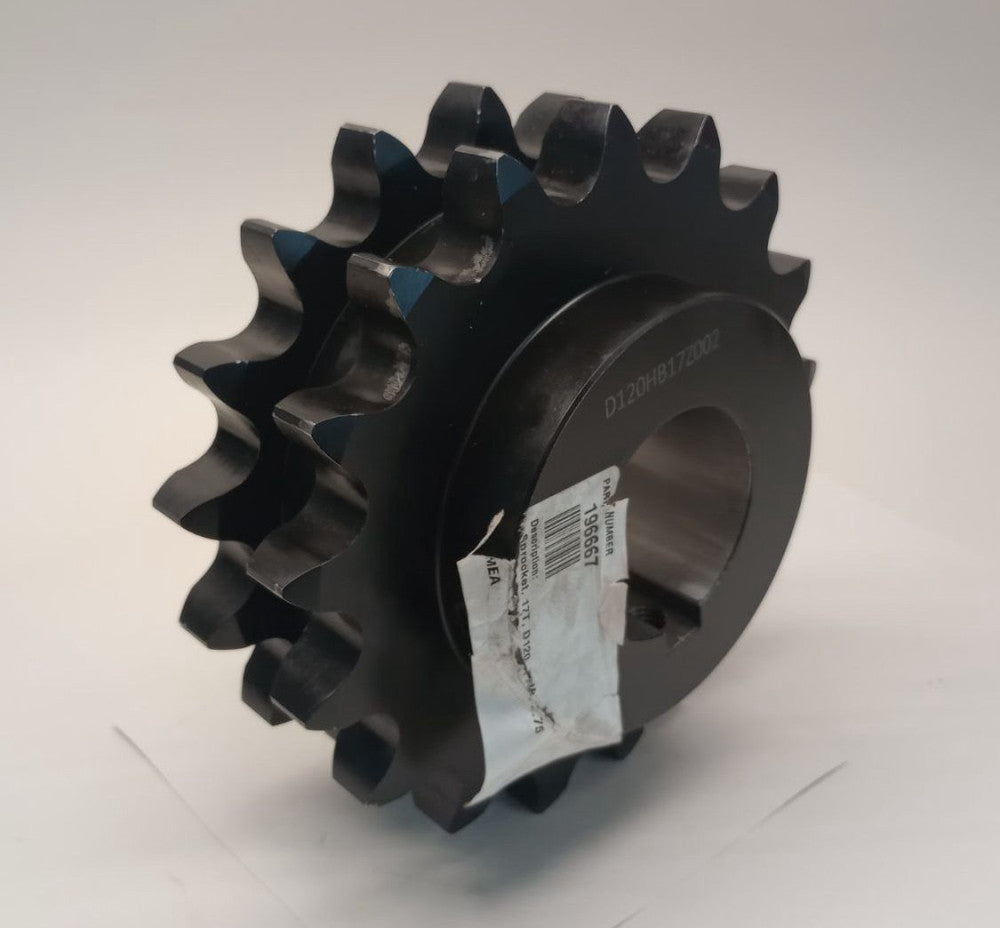 Sprocket D120HB17Z002 x 2-3/4 Double Row 17T 2.75 bore Ref# D120B17H / 196667