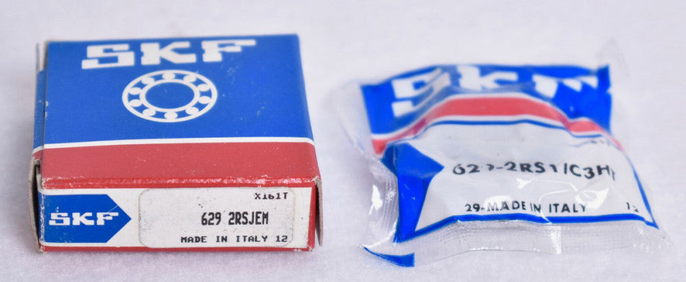 SKF Double Rubber Sealed Ball Bearing  629-2RSJEM  Factory Sealed