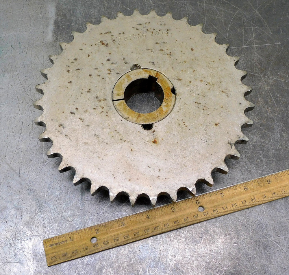 Martin 60BTB36 2012 Roller Chain Sprocket w/ Taper Lock 36 Teeth #60 1-5/8" Bore