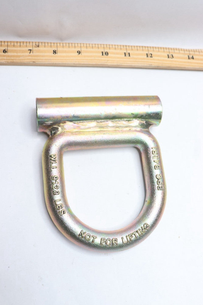 D-Ring Zinc 9210 lb. WLL 25000 lb Capacity 3/4" Ring Dia 