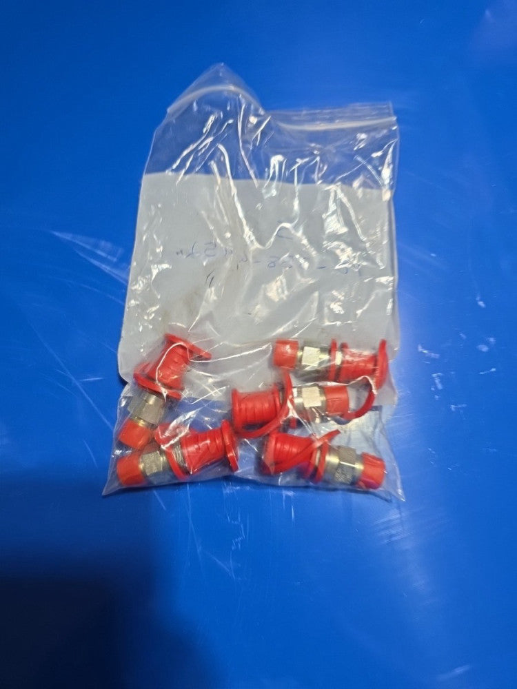 CEJN 10-358-6452 (LOT OF 5) *NEW* Pneumatic Quick Disconnect Nipple Test Port