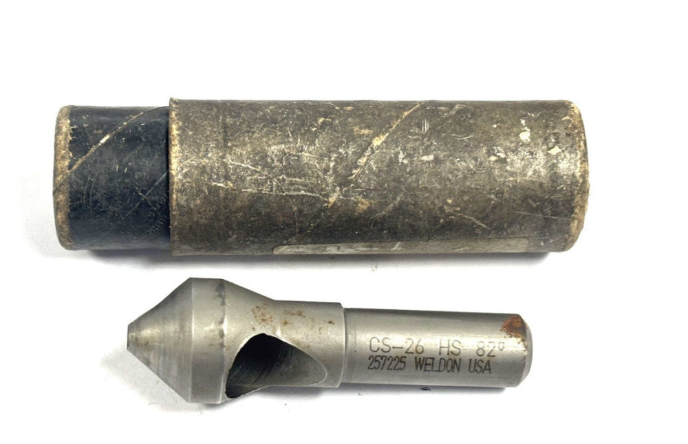 WELDON CS-26 HS 82° 257225 COUNTERSINK .307" MIN CUTTING DIA 1/2" SHANK DIA