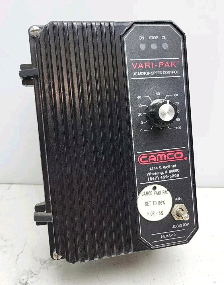 Camco 92A61633020000 Vari-Pak Cycling DC Motor Control 0-90 Vdc 1 Hp 30 Cpm 115v