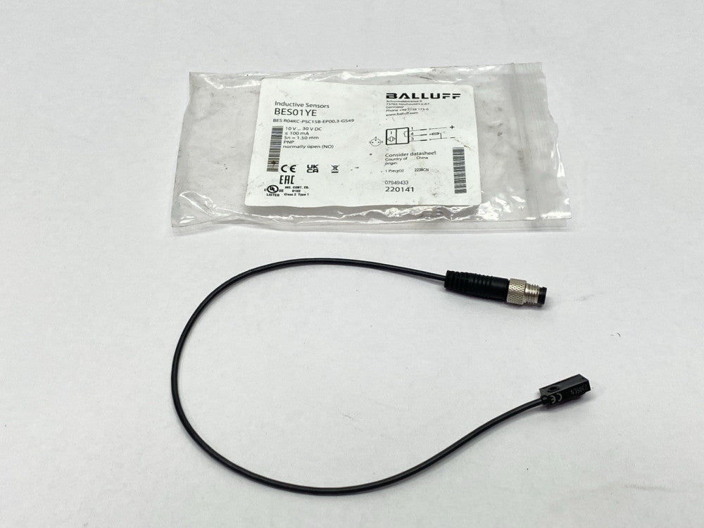 Balluff BES01YE Inductive Proximity Sensor BES R04KC-PSC15B-EP00,3-GS49
