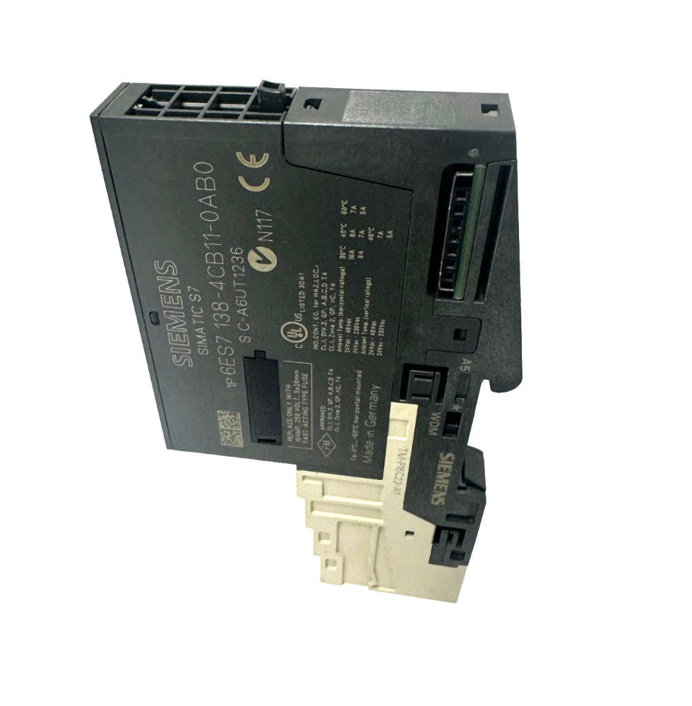 SIEMENS POWER MODULE  6ES7 138-4CB11-0AB0 W/TERMINAL MODULE