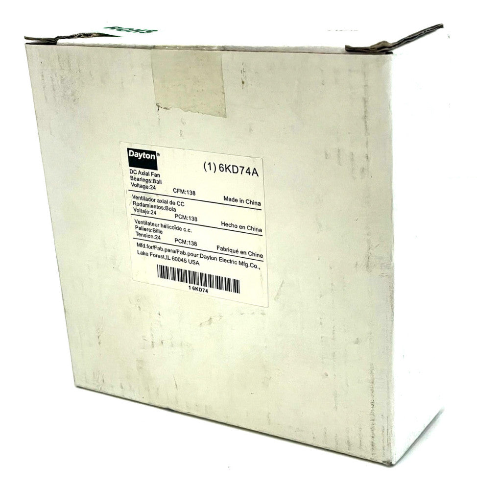 NEW DAYTON 6KD74A AC AXIAL FAN VOLTAGE 24