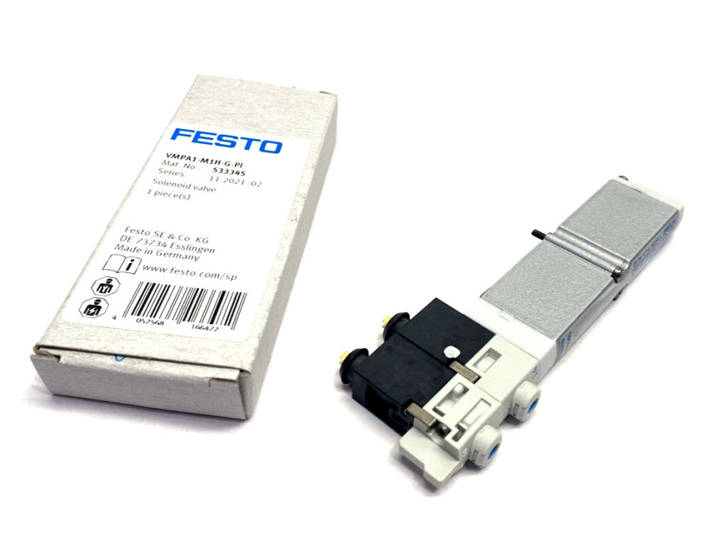 Festo VMPA1-M1H-G-PI Air Solenoid Valve 5/3, Closed 533345