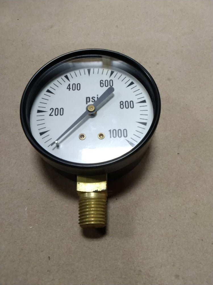 U.S. GAUGE P500 2 1/2" Gauge 0 - 1000 PSI 1/2" NPT E28
