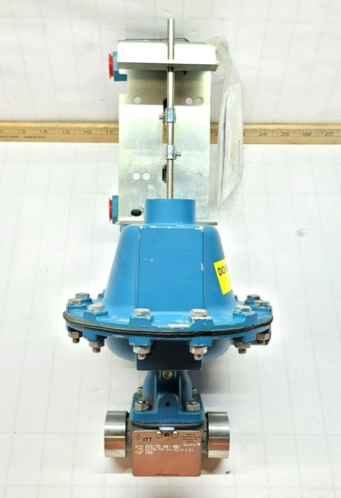 NEW ITT DIAFLO 3/4" AIR OPERATED SOCKET WELD DIAPHRAGM VALVE .75-2470-TM-34-3214