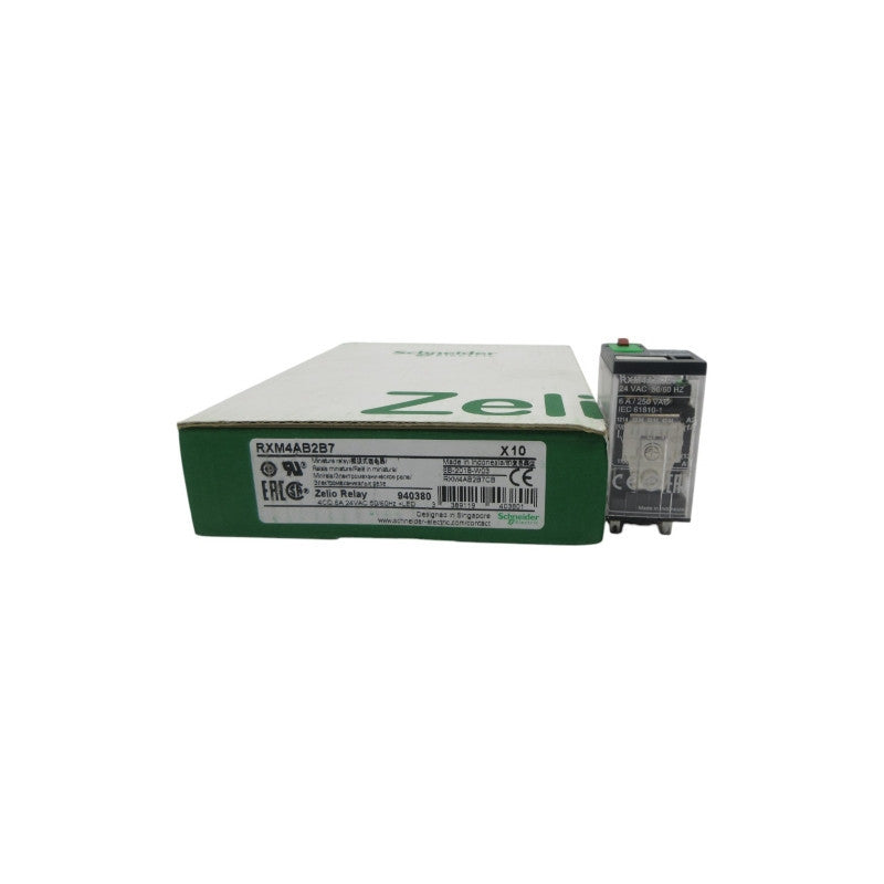 SCHNEIDER ELECTRIC RXM4AB2B7 24VAC 6A (PKG OF 10) NSMP