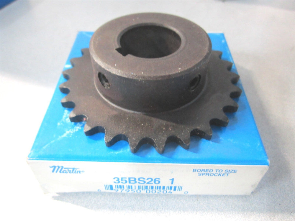 Martin (35BS26) 1" 26-Tooth Bushing Bore Roller Chain Sprocket