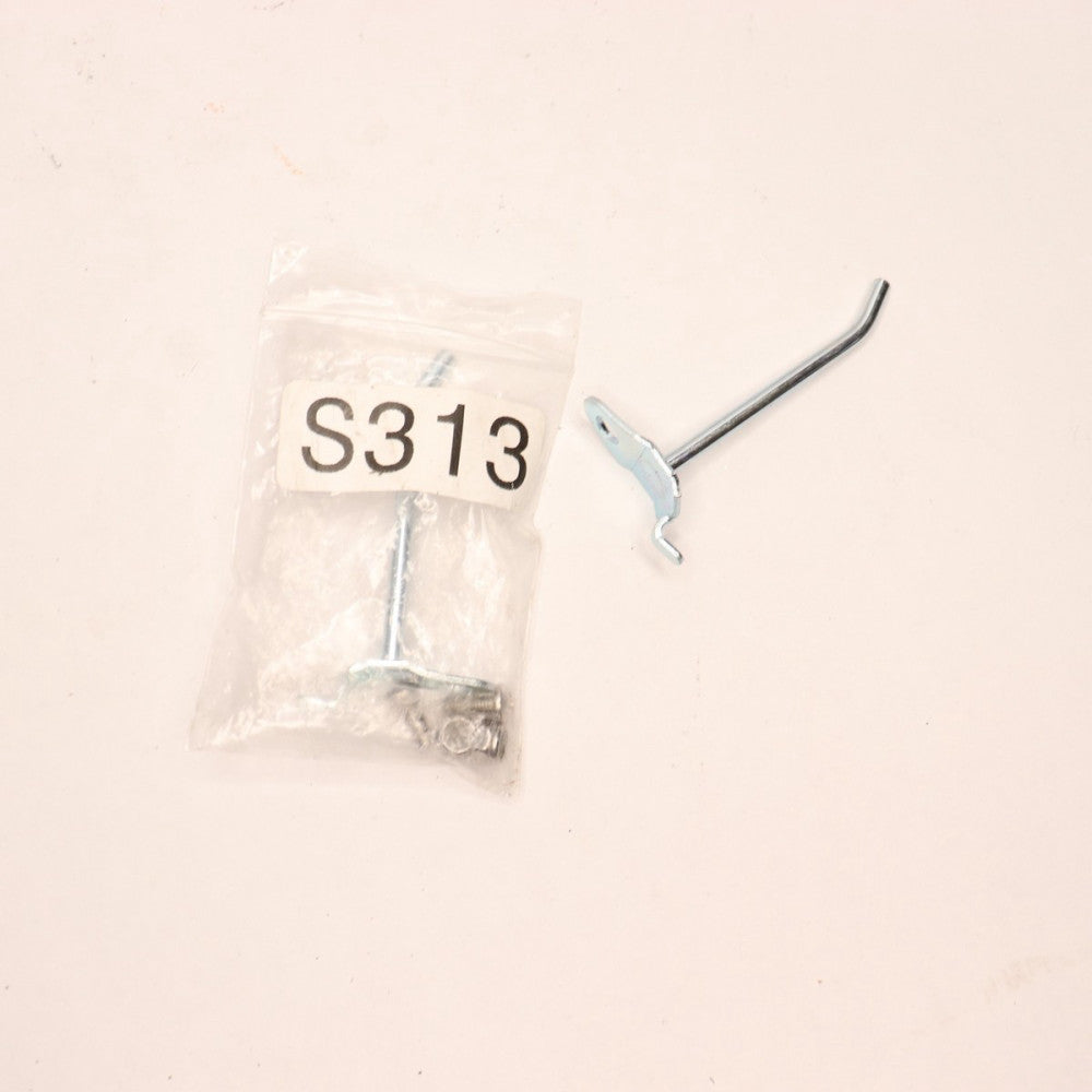 (2-Pk) Single Rod Pegboard Hook 1/4" Peg Hole 3-1/4" Stem Length S313