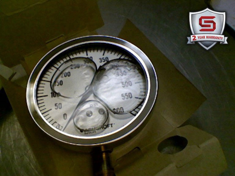 ASHCROFT 35 1009AWL02L600# GAUGE