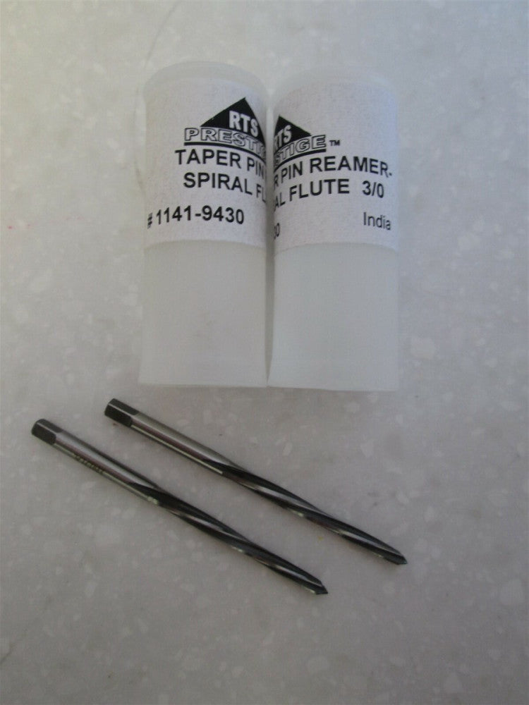 Prestige #3 Left Hand Spiral Flute Right Hand Cut HSS Taper Pin Reamer NEW