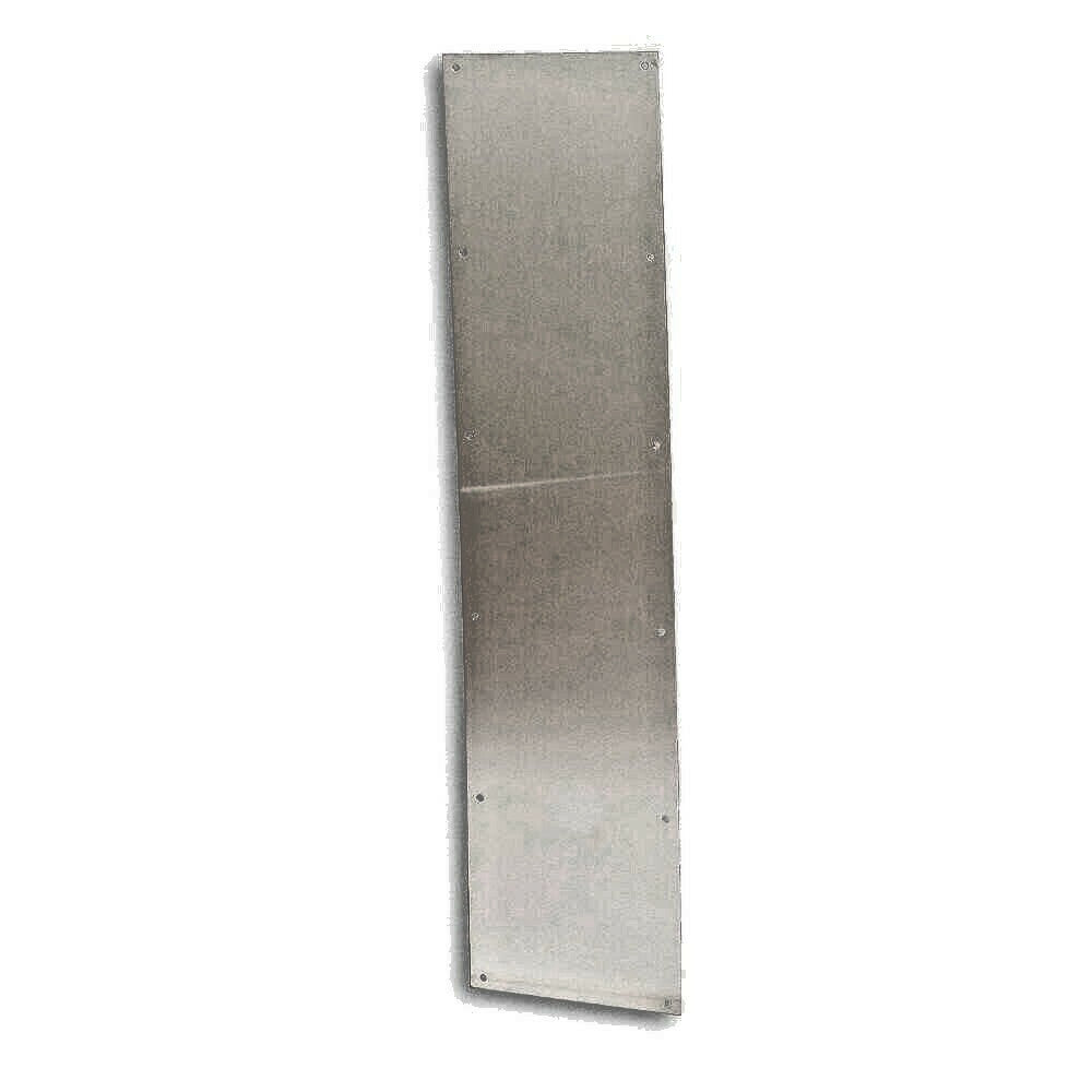 5U654A Door Protection Plate, Stainless Steel, Mop, 6" Height, 34" Width