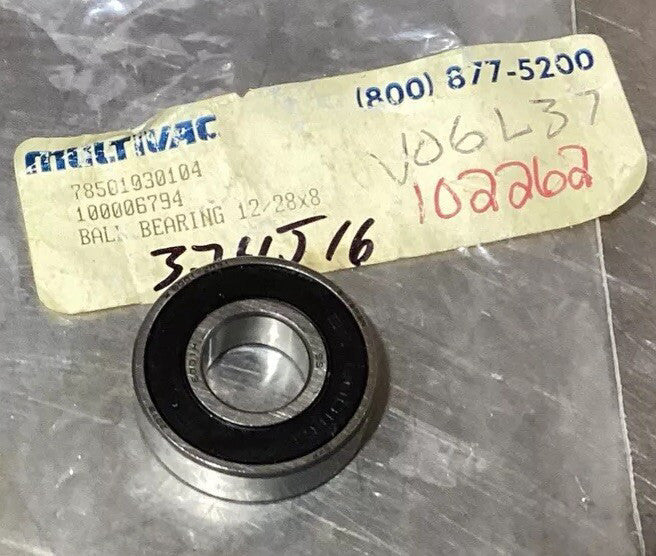 Multivac Nos Surplus 78501030104 Ball Bearing