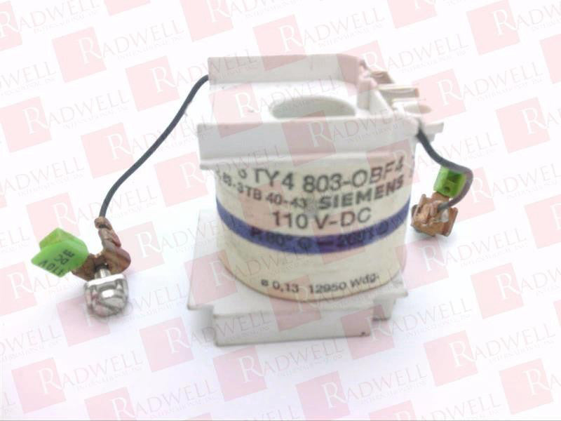 SIEMENS 3TY4803-0BF4 / 3TY48030BF4 (USED)