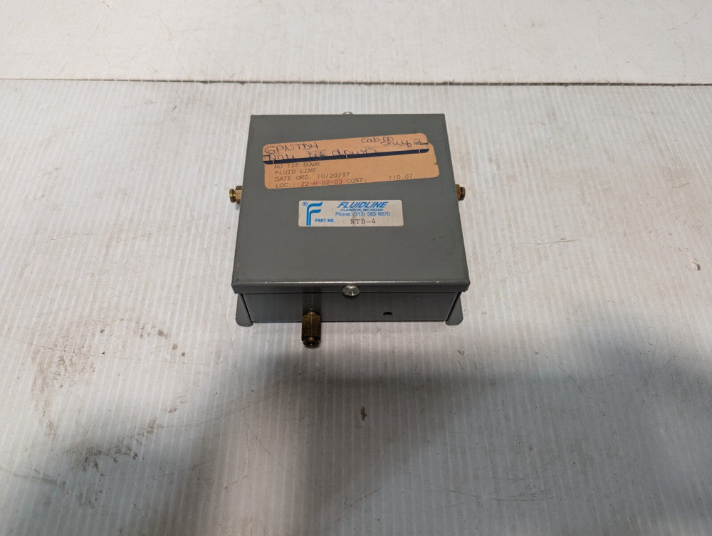 Fluidline NTD-4 No Tie-Down Air Logic Control Element+Returns
