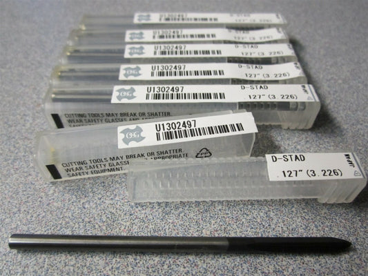 .127" Carbon Fiber, Composites, Honeycomb Diamond Coated Carbide Drill Bits 