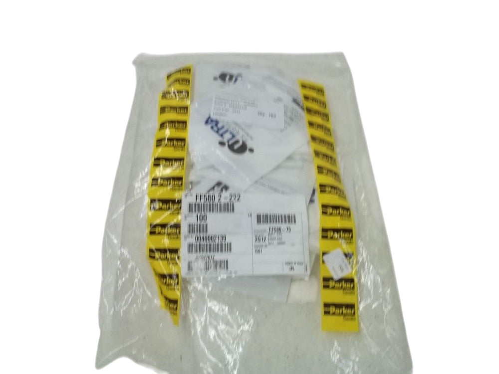 LOT OF 100 PARKER FF5802-222 SEAL NSMP