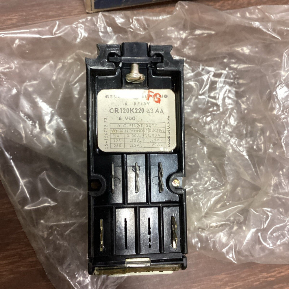 GE General Electric CR120 Hi Fidelity Relay CR120K22043AA