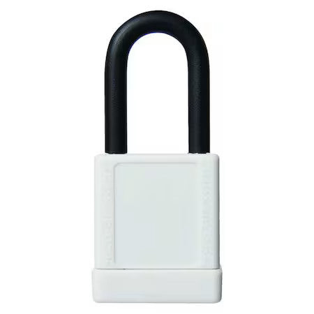 ZORO SELECT 48JR82 Lockout Padlock,KA,White,2"H,PK6
