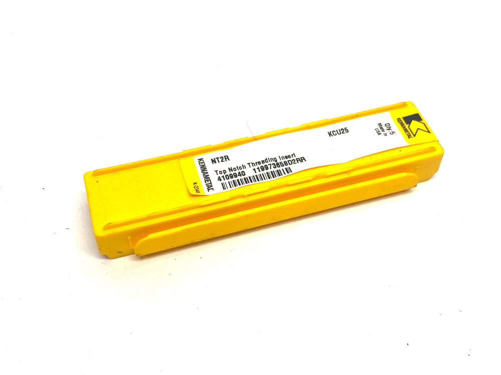 Kennametal 4109940 Top Notch™ Threading Inserts NT2R PKG OF 5