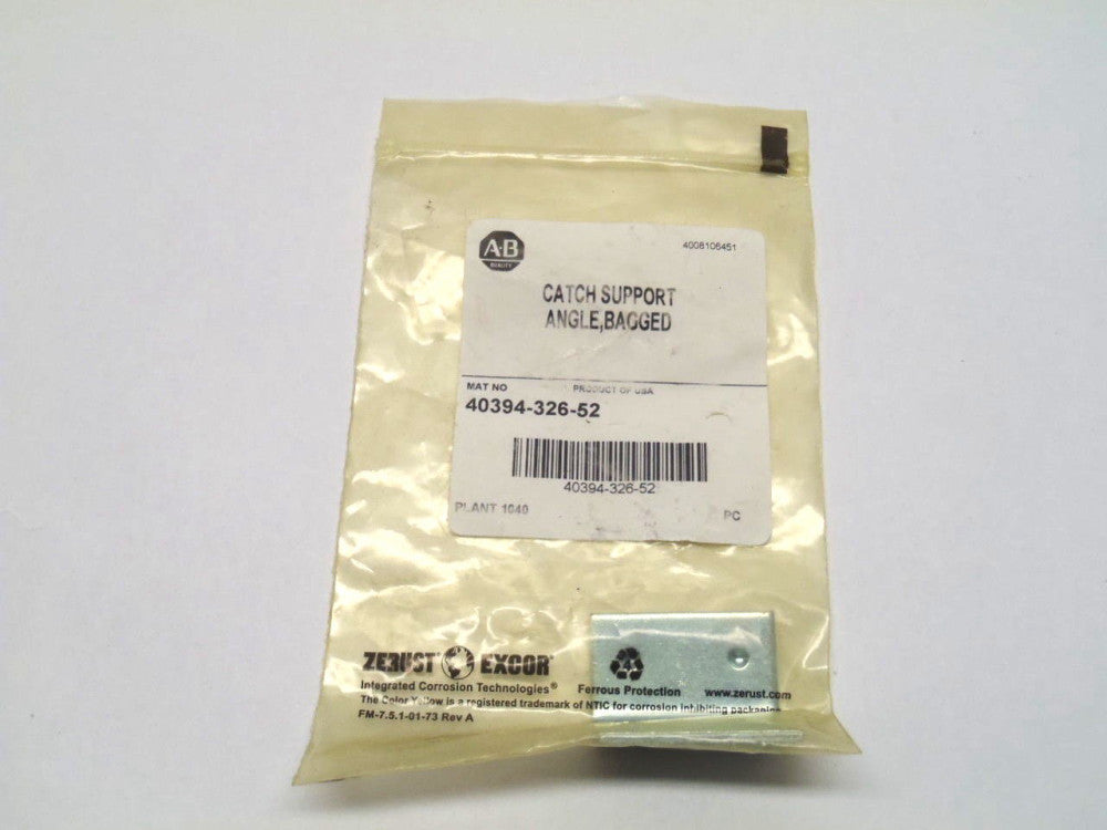 Allen-Bradley 40394-326-52 Catch Support Angle, Bagged