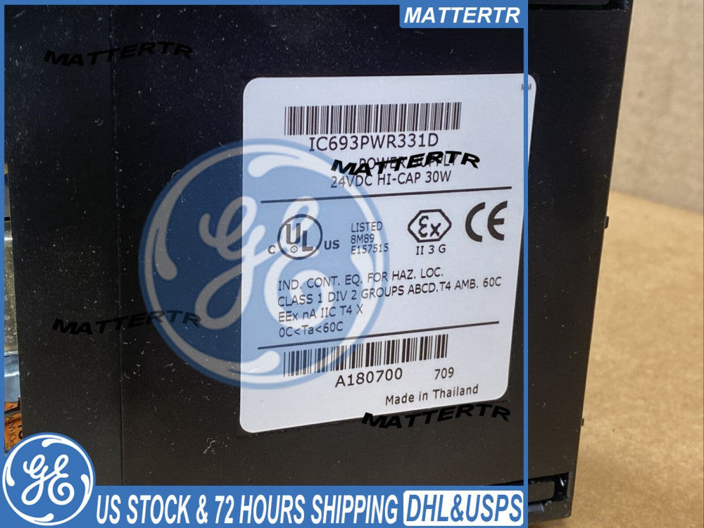 NEW Unopened GE Fanuc IC693PWR331D Series 90-30 Power Supply 24VDC HI-CAP 30W