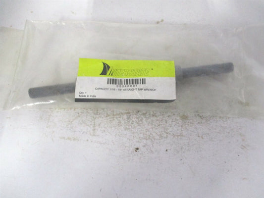 (ARWR/SG/00) 1/8 to 1/4" Tap Capacity 5" OAL Straight Handle Tap Wrench 