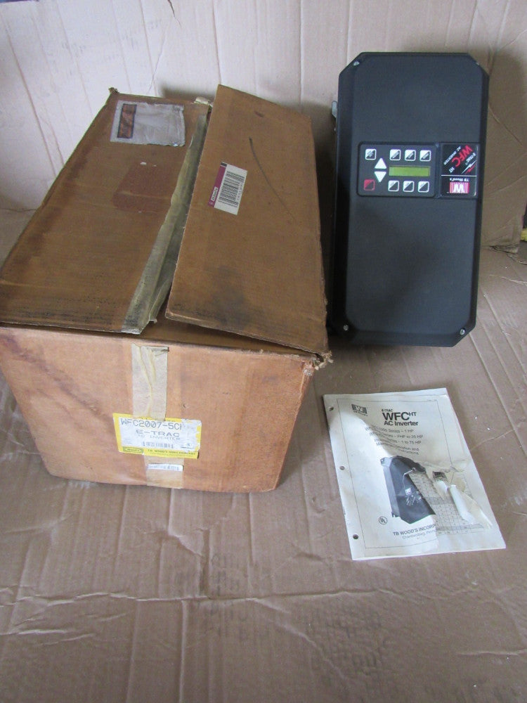 TB WOODS E-TRAC INVERTER WFC2007-5CHT 7.5HP 230V 8.8KVA 24.2A NEW IN BOX !!
