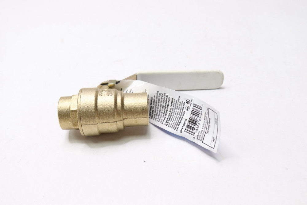 Watts Full Port Ball Valve with Solder End Connections Lead Free 3/4" 0960198