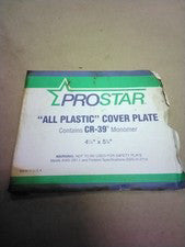 Prostar Plastic Cover Lens 4 1/2"x5-1/4" CR-39 Monomer