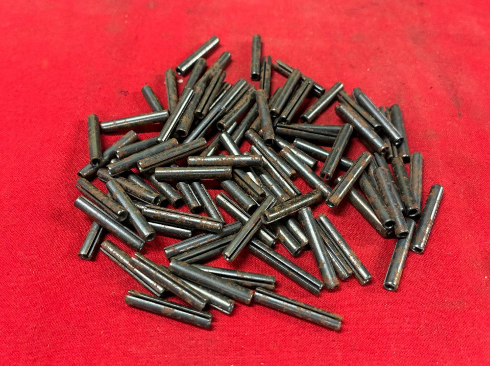 UNBRANDED SLOTTED SPRING PINS OUTSIDE DIAMETER: 11/64" LENGTH: 1" (LOT OF 92)