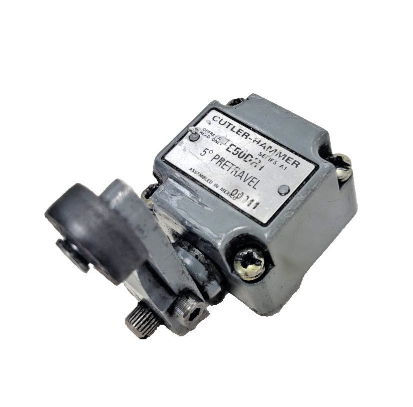 EATON CUTLER-HAMMER LIMIT SWITCH HEAD SERIES A1 E50DR1, 00011,  W/HANDLE
