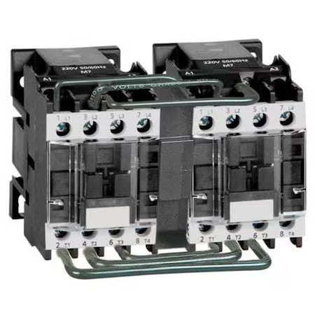 Dayton 6Eaw5 Iec Magnetic Contactor, 3 Poles, 120 V Ac, 9 A, Reversing: Yes