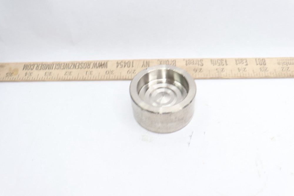 Pipe End Cap Socket Weld End 304 Stainless Steel 3,000 Psi 1/8" T2395