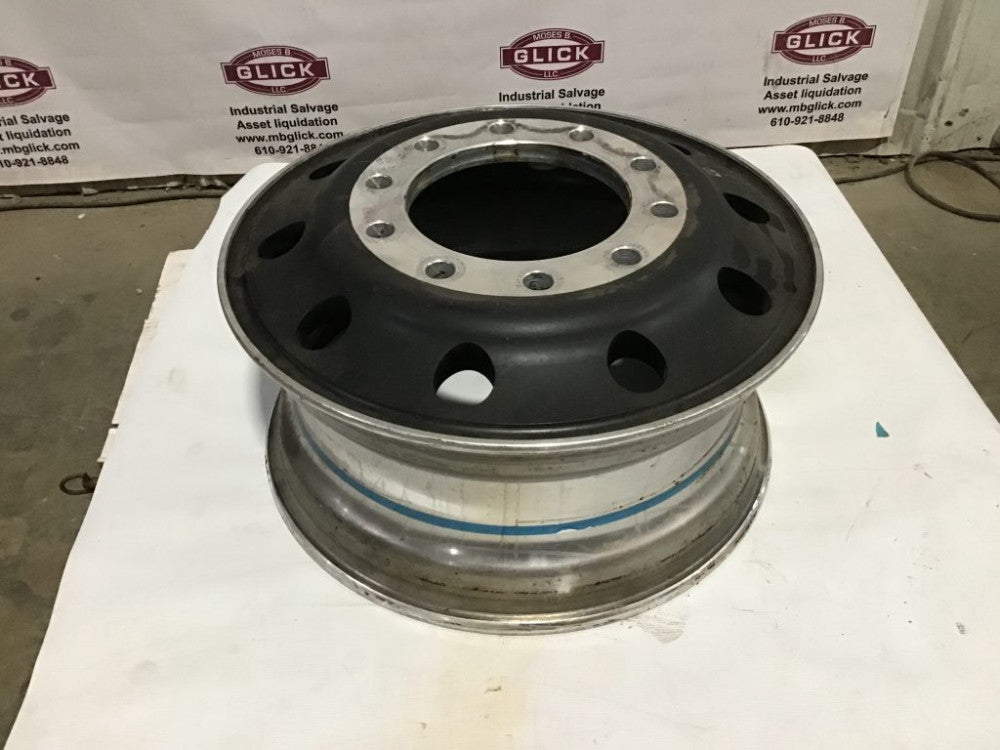 Alcoa Dura-Black Aluminum Wheel Hub GA89U64BLK 22.5" x 9.00" 10 Lug