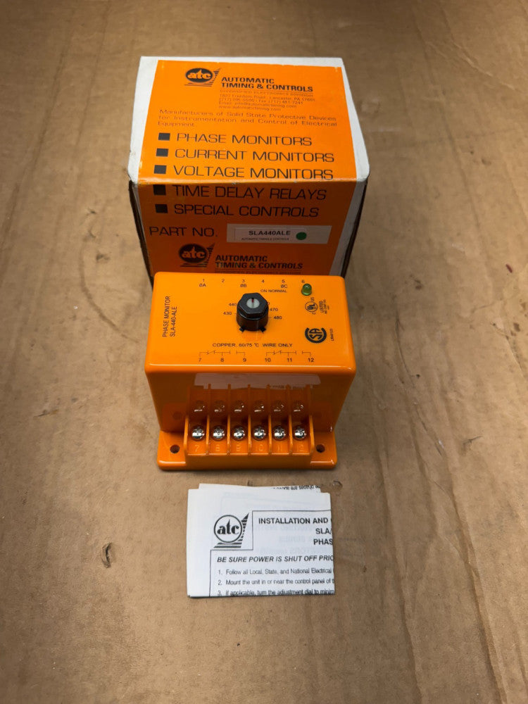 NEW IN BOX ATC PHASE MONITOR SLA-440-ALE