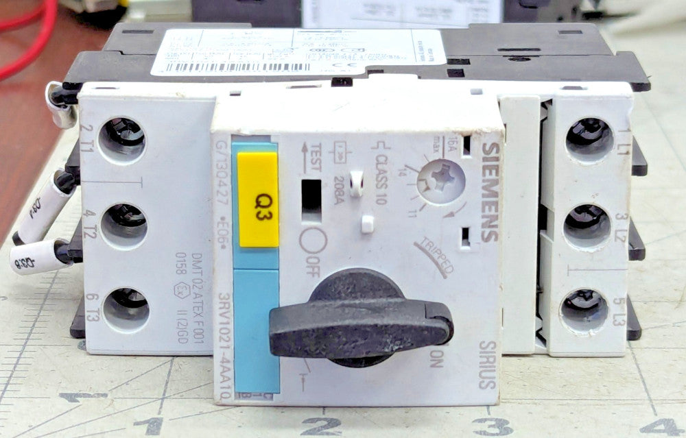 Siemens 3RV1021-4AA10 Manual Motor Starter TESTED WORKING PULL [Z3B7]#39