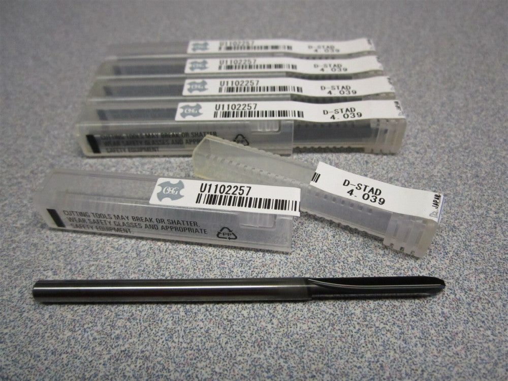 OSG (U1102257) .159" x .961" x 2.97" Diamond Coated Carbide Drill Bits - Qty 5