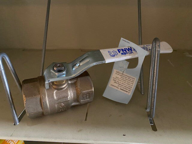 FNW 1-1/4 in. Forged Bronze Full Port Threaded 600 Ball Valve, # FNWX450H (NEW)