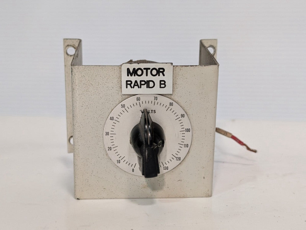 Ohmite Variable Power Transformer with Mounting Plate, Range: 0 - 130 Volts
