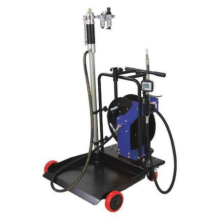 Westward 45Ct52 Oil Pump And Hose Reel Kit,55 Gal.