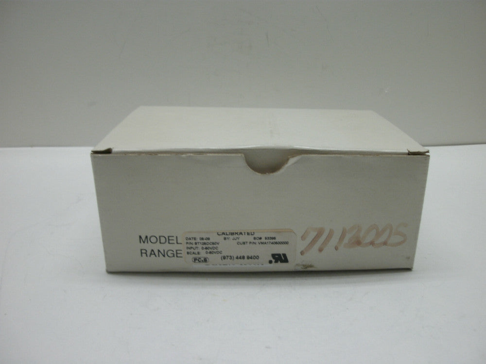 PC&S ST125DC50V DC VOLT METER 0-50V NEW IN BOX
