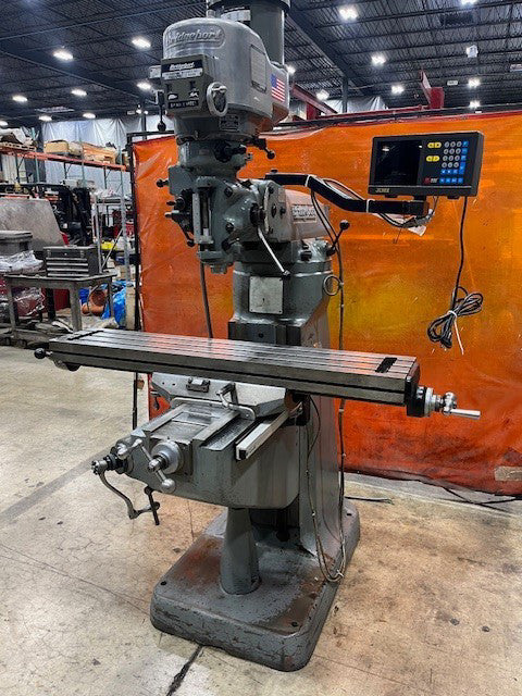 9” x 48” Bridgeport Vertical Milling Machine, Model Series I, S/N 216795