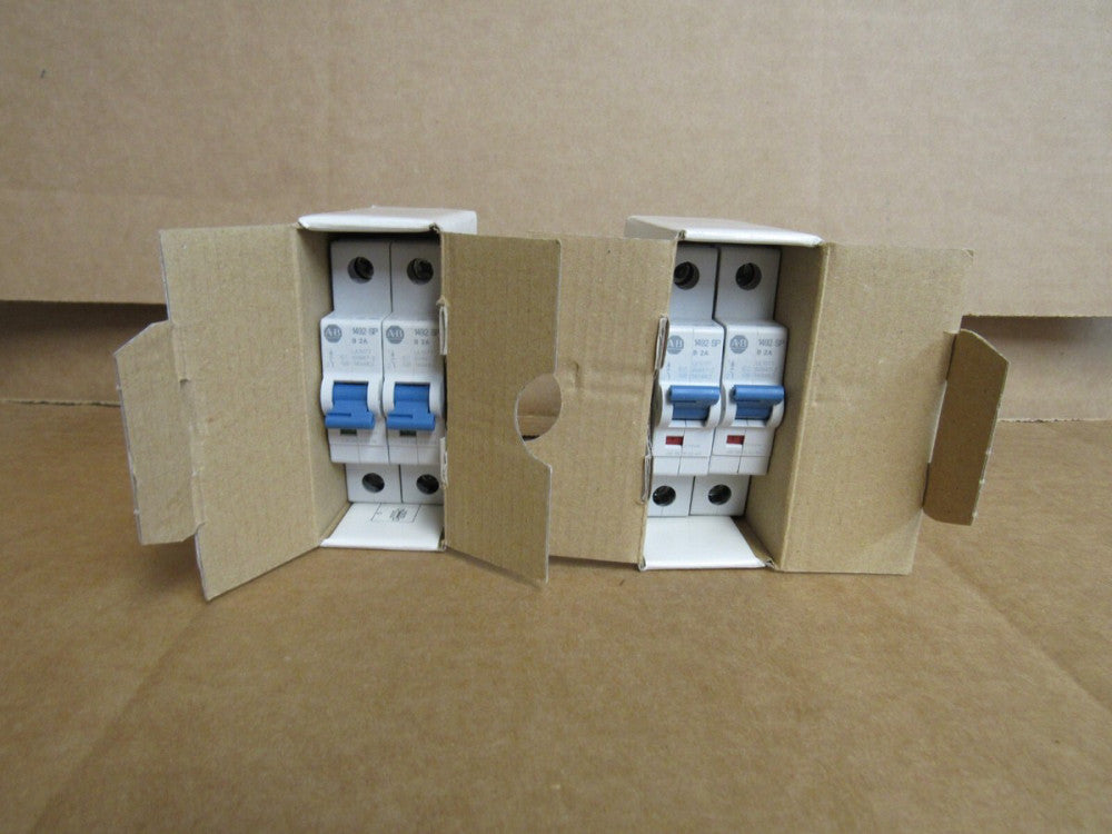 1 LOT OF 2 NIB, ALLEN BRADLEY, 1492-SPM1B02, Supplementary Protector MAKE OFFER!