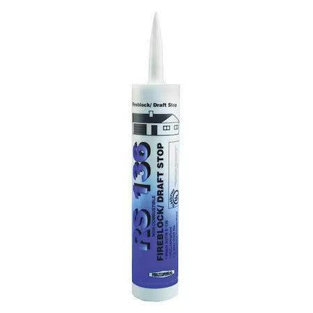 Metacaulk 66408 Fire Barrier Sealant,Tube,10.3 Oz.